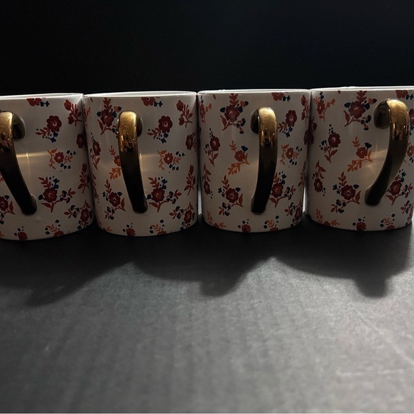 Martha Stewart Collection Floral Mugs Lot Of 4 - Picture 9 of 10